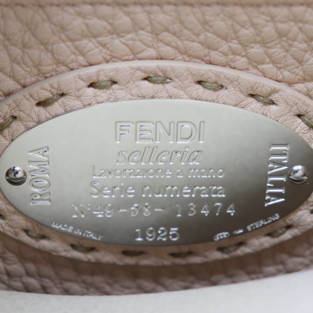 Fendi Peekaboo Small Mini Python Shoulder Bag Lig… - image 7